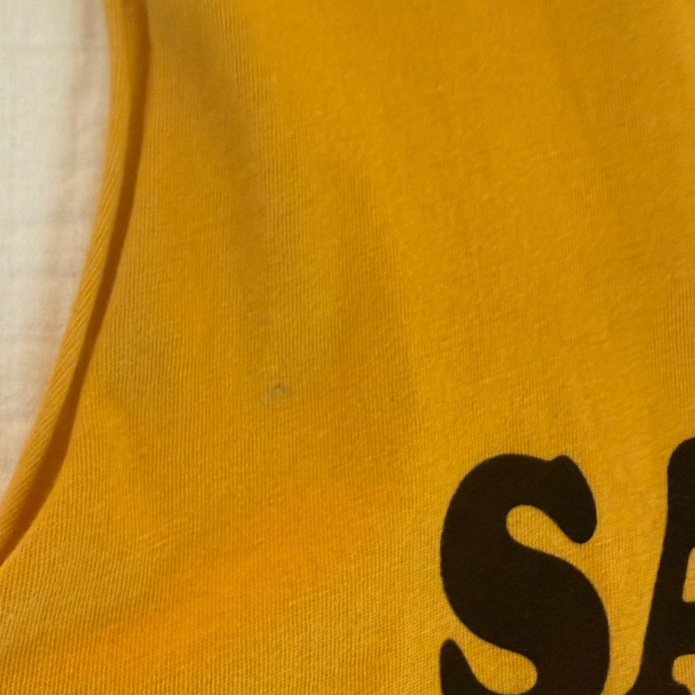 “SAVE THE BEES” CROPPED TANK — size M — sleepwear - Picture 4 of 5